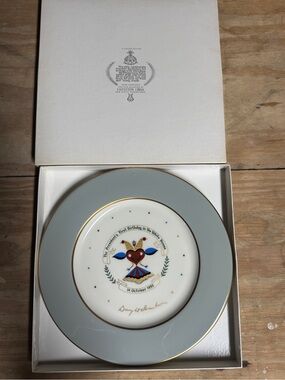 Castleton 1953 Commemorative plate Dwight D Eisenhower 1st Birthday White House